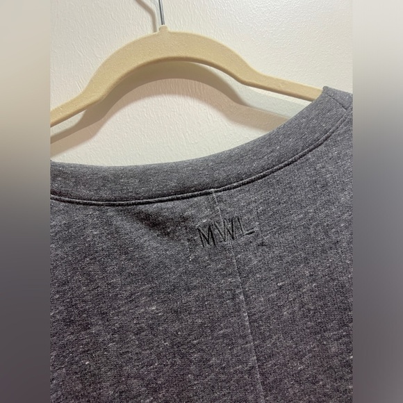 Madewell Gray V-Neck Romper - Picture 5 of 7